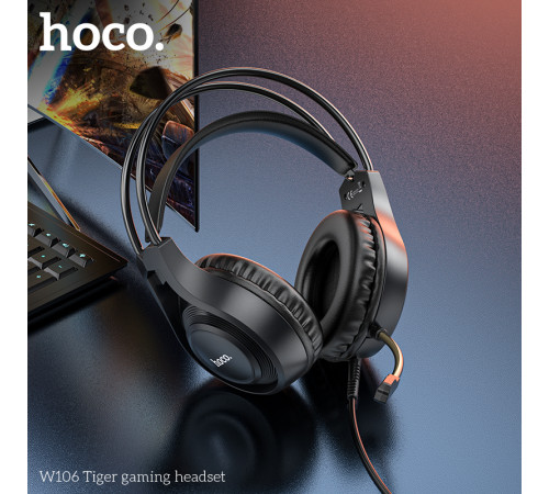 Навушники комп'ютерні дротові Hoco W106 Tiger gaming headset