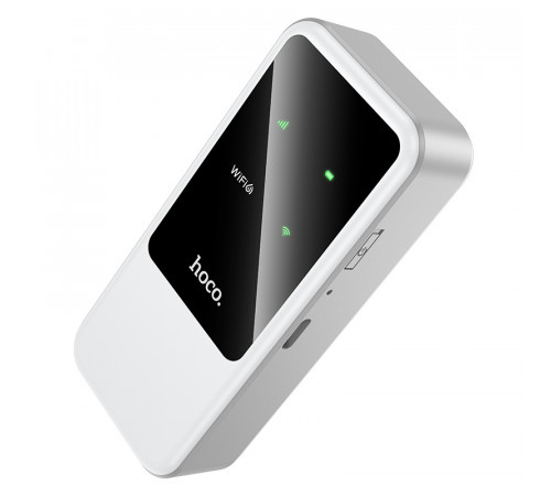 Мобільний роутер HOCO HI42 Mobile portable WiFi(Europe Asia and Africa) White (6942007666855)