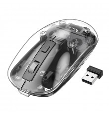 Миша HOCO GM29 Mysterious dual-mode silent wireless mouse Dark Night Black (6942007626385)