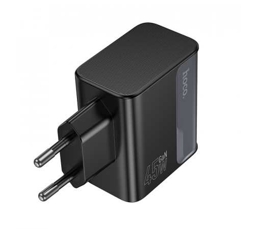 Мережевий зарядний пристрій HOCO CS75A Star Speed PD70W(2C1A) charger midnight black (6942007653862)