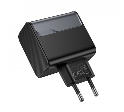 Мережевий зарядний пристрій HOCO CS75A Star Speed PD70W(2C1A) charger midnight black (6942007653862)