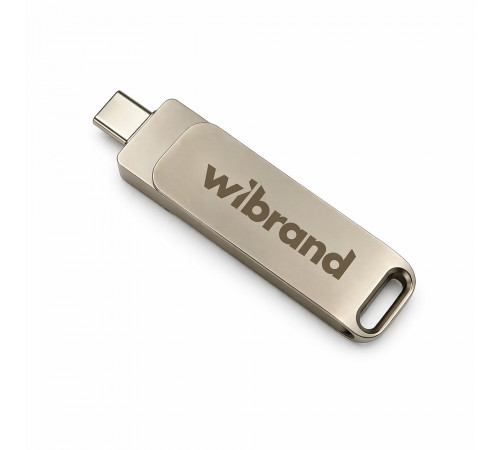 Портативний SSD Wibrand Wolf 1TB USB 3.2 Gen.2 Type-C/Type-A Read/Write 1000MB/s Silver (WIEXSSD/WO1TB)