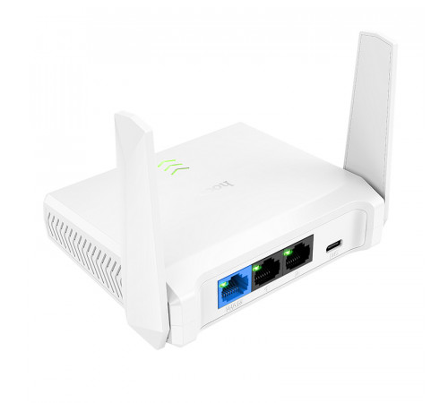 Маршрутизатор HOCO HI36 WiFi4 wireless router White (6942007669580)