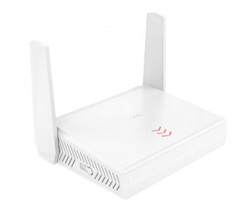 Маршрутизатор HOCO HI36 WiFi4 wireless router White (6942007669580)