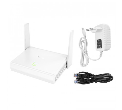 Маршрутизатор HOCO HI36 WiFi4 wireless router White (6942007669580)