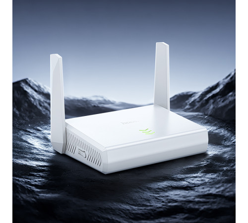 Маршрутизатор HOCO HI36 WiFi4 wireless router White (6942007669580)