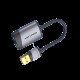 Адаптер Vention USB External Sound Card 0.15M Gray Metal Type (CDKHB) (CDKHB)