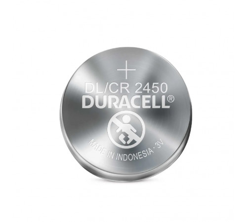 Батарейка Duracell CR2450 3V літієва (1шт) (5000394030428)