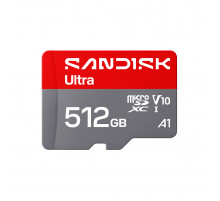 Карта пам'яті microSDXC (UHS-1) SanDisk Ultra 512Gb class 10 A1 (195Mb/s) (adapter SD) (SDSQUJQ-512G-GZ6MA)