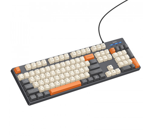 Клавіатура HOCO GM61 Murphy 3-color wired keyboard(Ukrainian version) star gray (6942007678940)