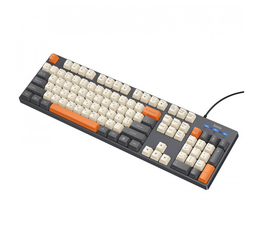 Клавіатура HOCO GM61 Murphy 3-color wired keyboard(Ukrainian version) star gray (6942007678940)