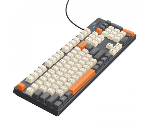 Клавіатура HOCO GM61 Murphy 3-color wired keyboard(Ukrainian version) star gray (6942007678940)