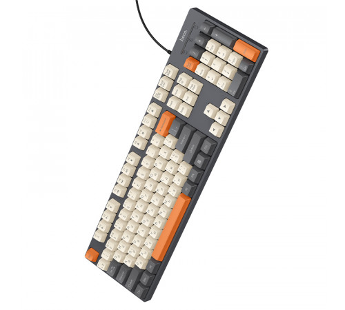 Клавіатура HOCO GM61 Murphy 3-color wired keyboard(Ukrainian version) star gray (6942007678940)