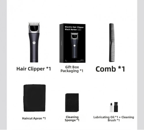 Машинка для стрижки Xiaomi DOCO Electric Hair Clipper · Black Knife Turbo Edition Metallic Deep Blue (HC002)