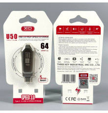 USB флеш XO U50 64Gb USB3.0+Type-C Швидкісна