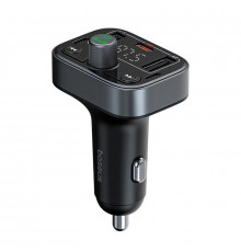 АЗП з FM-модулятором Baseus S-09 Pro Series Car FM Transmitter Cluster Black (C10762200113-00)