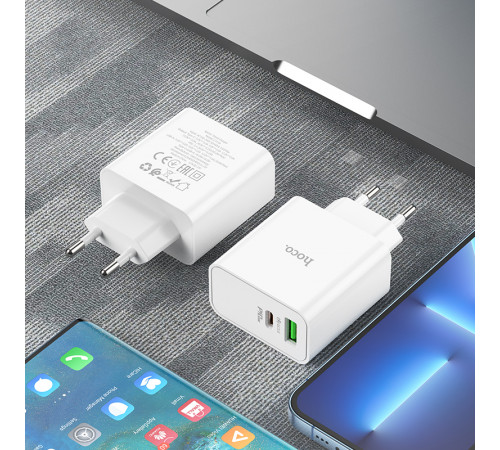 Мережевий зарядний пристрій Hoco C113A Awesome PD65W