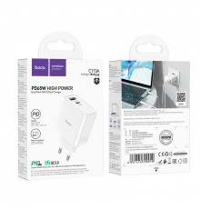 Мережевий зарядний пристрій Hoco C113A Awesome PD65W