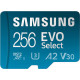 Карта пам'яті microSDXC (UHS-І U3) Samsung EVO Select 256Gb class 10 A2 V30 (R130MB/s, W30MB/s) (adapter SD) (MB-ME256KA/EU)