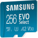 Карта пам'яті microSDXC (UHS-І U3) Samsung EVO Select 256Gb class 10 A2 V30 (R130MB/s, W30MB/s) (adapter SD) (MB-ME256KA/EU)