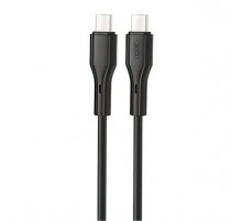 Кабель XO PD Type-C to Type-C NBQ231B 60W 1m Black (200096305)