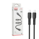 Кабель XO PD Type-C to Type-C NBQ231B 60W 1m Black (200096305)