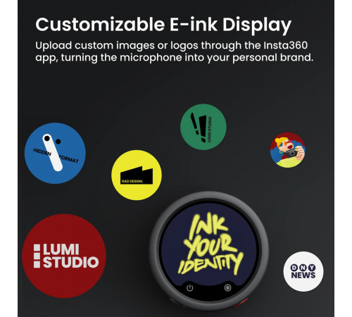 Бездротова мікрофонна система Insta360 Mic Pro (2TX+1RX) (6942590200771)