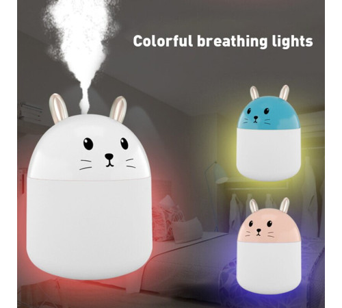 Увлажнитель и ночник 2 в 1 Humidifiers Rabbit  (Котик   )(100)