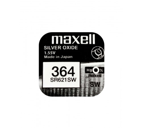 Батарейка MAXELL SR621SW 1PC EU MF (364) A 1шт (M-18292700) (4902580132224)
