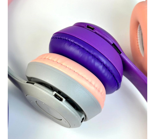 Навушники Bluetooth Cat Ear P47M c RGB Light підсвічуванням