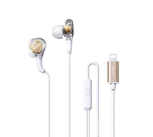 Навушники Remax RM-670i Lightning