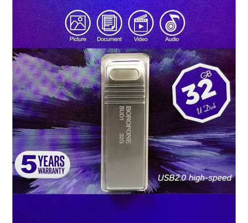 USB флеш Borofone BUD1 32Gb USB2.0
