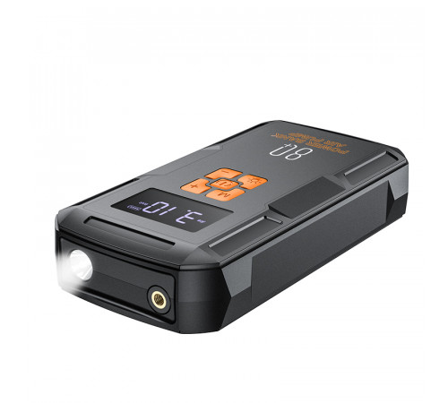 Автомобільний пускозарядний пристрій (компресор) Hoco QS2 8000mAh