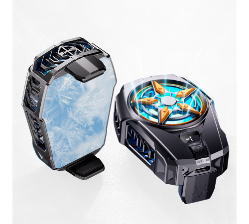 Охолоджувач для телефону XO SL02 (2 швидкості, з цифровим дисплеєм) (магнітний+затискач)