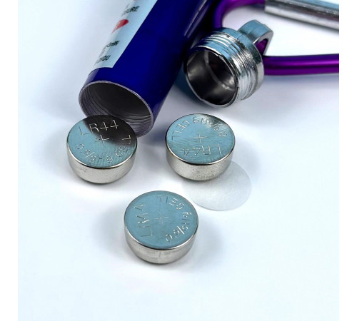 Лазерна указка 9617 (ліхтарик, LED,UV, 3 акумулятори LR44, з карабіном)