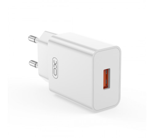 Мережевий зарядний пристрій XO L127 QC18W Lightning