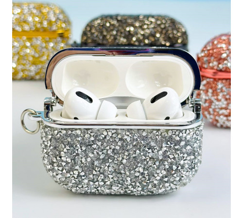 Чохол for AirPods Pro 2 Bling Grainy Diamond Box