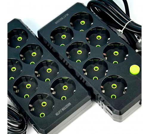 Мережевий подовжувач UA Power F17 7 розеток 6m