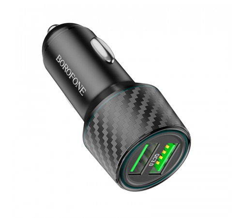 Автомобільний зарядний пристрій Borofone BZ21A Brilliant QC3.0