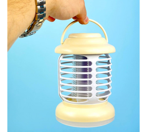 Лампа-пастка від комах M1 2в1 світильник (з вбуд. акум.) (16см)