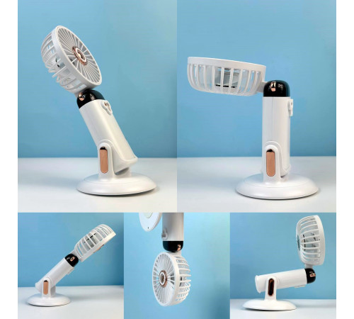 Вентилятор TP01 3in1 з цифровим дисплеєм 1200mAh (з вбуд. акум.)