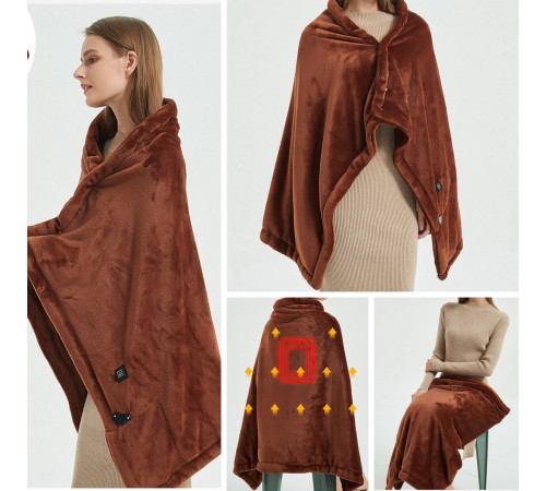 Електроковдра Плед з підігрівом від USB 5V (140*85 см)