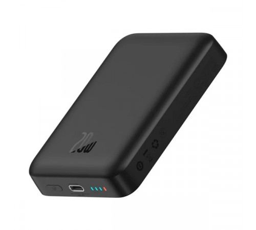 УМБ Power Bank Baseus Magnetic Mini Air 10000mAh 20W з бездротовою зарядкою (P10059001223-00)