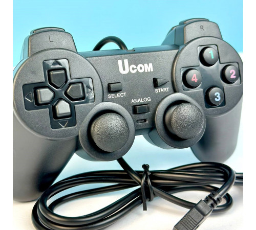Джойстик провідний Ucom 208-1 vibration (Smart TV, комп'ютер, Xbox, PC)