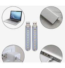 Портативний міні-світильник з Usb, 3-24 світлодіода, нічний світильник LAMP 51 (960)