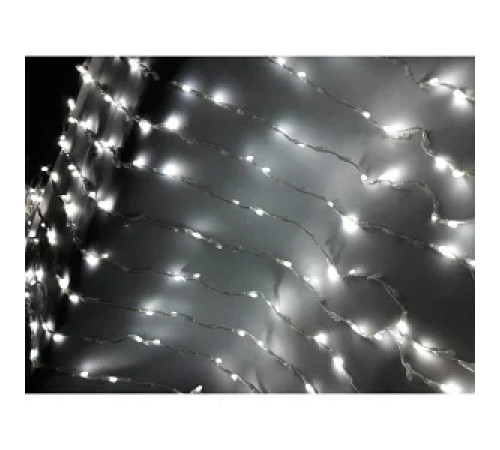 Гирлянда RD-7154 водопад 320LED 3х2м Цвет ламп-Белый, с заглуш. (10х32Ламп) (30 шт/ящ)