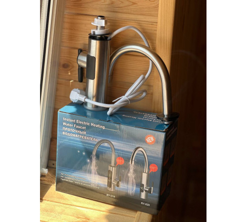 Delimano  Водонагреватель  ХРОМ Проточный Нагреватель Электрический  WATER HEATER  RY-020  (24)