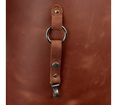 Шкіряний фартух Daddy Smoke бурий