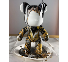 Ведмедик ІГРАШКА для творчості + КОМПЛЕКТАЦІЯ + 3 ФАРБИ 16 см  HA-138 (170)