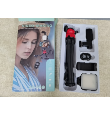 БЛОГЕР штатив з тримачем для телефону + світло + пульт  5430 (30)